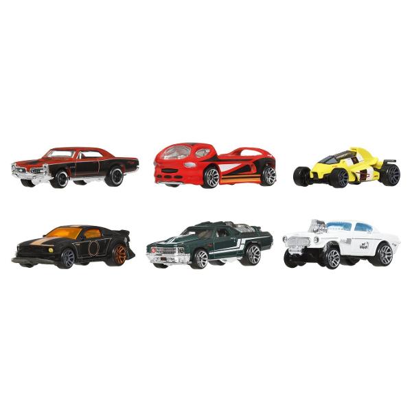 Pachetul multiplu Hot Wheels HW Legends va da viata oricarei colectii de masini cu sase masini si camioane de jucarie Fiecare vehicul turnat sub presiune este considerat o legenda Hot Wheels si prezinta o executie decorativa mai rafinata decat masinile Hot Wheels Basic Pachetul multiplu Hot Wheels HW Legends aduce in prim-plan sase vehicule emblematice perfecte pentru pasionatii de masini si colectionari Fiecare masina este reprodusa si turnata sub presiune oferind detalii impresionante si 