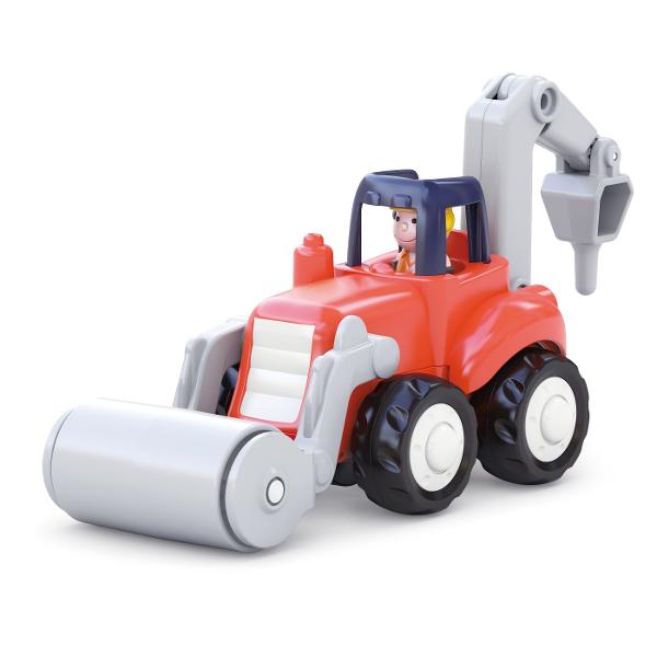 Masinuta de constructii cu frictiune Masinuta prezinta parti articulate care se misca Sunt atat de colorate si frumoase incat orice copilas va dori neaparat sa aiba cel putin una Dispunand de o tractiune pe 4 roti si un mecanism puternic de frecare aceste masinute se pot deplasa cu usurinta inainte cu viteza si distanta mai mare acest lucru asigura o experienta autentica si palpitanta pentru micutul tau Jocul cu masinutele dezvolta creativitatea si perceptia influenteaza pozitiv procesul 