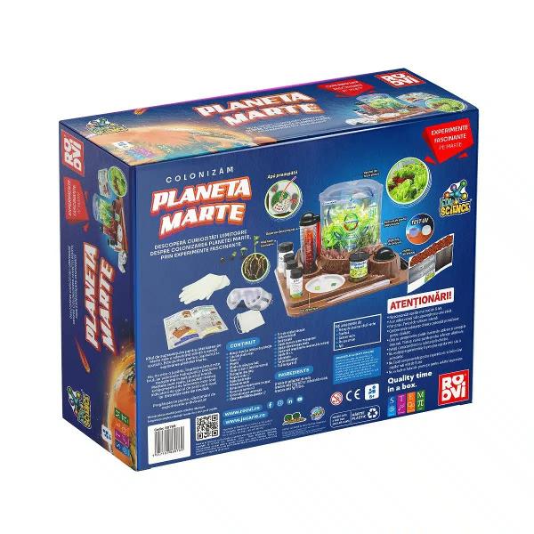 Porne&537;te &icirc;n cea mai grozav&259; c&259;l&259;torie exploratorie &537;i construie&537;te-&539;i propria colonie spa&539;ial&259; cu setul experimental Coloniz&259;m Planeta MarteDac&259; vrei s&259; &icirc;i dezvol&539;i copilului t&259;u pasiunea pentru &537;tiin&539;&259; &537;i tehnologie precum &537;i g&acirc;ndirea creativ&259; tocmai ai g&259;sit solu&539;ia perfect&259; Setul experimental Coloniz&259;m Planeta Marte 