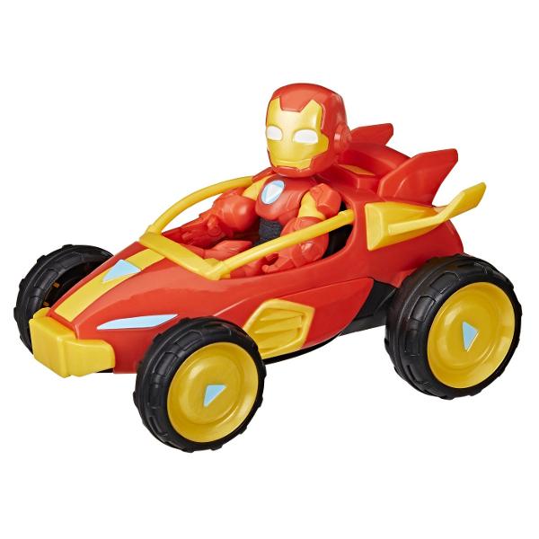 Alatura-te echipei Iron Man in cele mai noi aventuri cu aceste pachete de figurine si vehicule Iron Man si Minunatii sai Prieteni Imagineaza-ti ca te napustesti asupra situatiei pentru a salva ziua cu figurine vehicule si accesorii 2 in 1 figurina-vehicul Fiecare jucarie vehicul de 76 cm vine cu o figurina pozitionabila care se potriveste in interior Incurajeaza joaca imaginativa si de aventura pentru copiii cu varsta de 3 ani si peste cu aceste jucarii Marvel pentru baieti si fete Cauta 