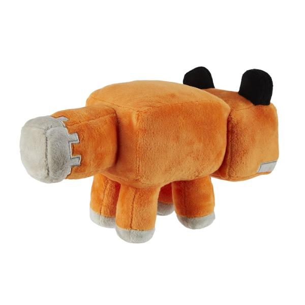 Adu lumea pixelata din Minecraft in realitate cu aceste jucarii de plus si detalii inspirate de personajele si creatiile iconice din joc Fiecare plus are design autentic culori vii si forme cubice pastrand fidelitatea fata de stilul grafic al jocului Colectia include atat personaje populare cum ar fi Steve si Alex cat si creaturi indragite sau temute precum Zombie Albastru Axolotl Bee Papagal Pisica Cal sau alte animale si mob-uri din Minecraft Realizate din materiale moi si 