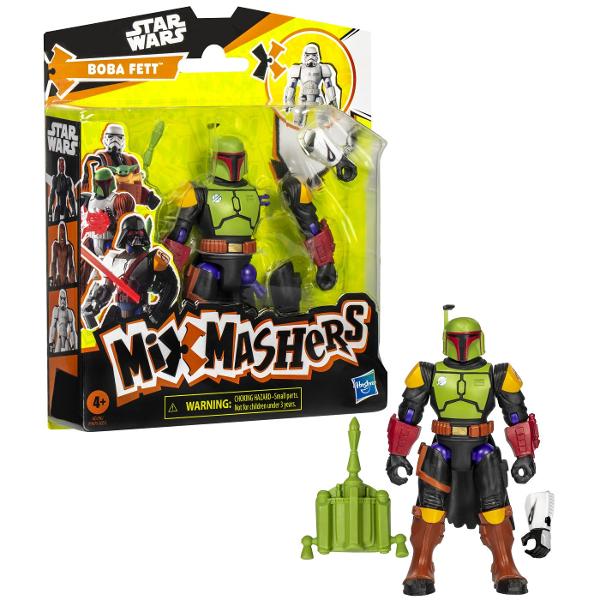 Combina si amesteca piese pentru a crea o figurina unica si personalizata Aceasta figurina Star Wars MixMashers de colectie prezinta componente care se dezasambleaza si se combina pentru a realiza o jucarie personalizata in mod unic Cu 16 puncte de conectare figurina de actiune de 12 cm este dotata cu conectori universali pentru compatibilitate si durabilitate In set sunt incluse accesorii si piese de imbunatatire pentru a-ti construi figurina in stilul tau Este o jucarie ideala pentru 