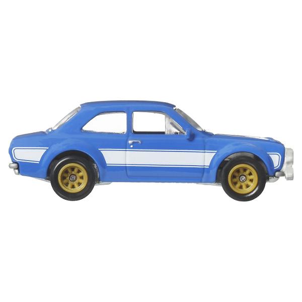 Setul Hot Wheels Premium Fast and Furious aduce impreuna 5 masini emblematice inspirate din celebra franciza cinematografica Fast &amp Furious si asociate personajului Brian O&39Conner Fiecare model este realizat la scara 164 si beneficiaza de finisaje premium detalii atent reproduse si design inspirat de automobilele aparute in filme Setul include 5 masini metalice Ford F-150 SVT Lightning 1999 Ford Escort RS1600 1970 Nissan Skyline GT-R V-Spec II BNR34 Nissan Skyline HT 2000 