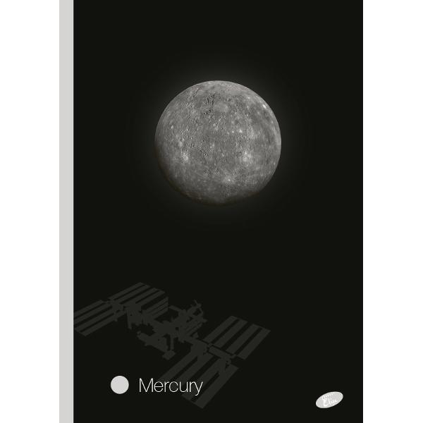 Caiet A4 capsat Dictando 60 file 80gr Planets ELS70315Pretul afisat este per bucata