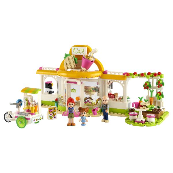 LEGO Friends - Cafeneaua organica din Heartlake City 41444 314 piese  Cauti un cadou creativ de zi de nastere pentru un copil caruia ii pasa de planeta Cafeneaua organica din Heartlake City LEGO Friends 41444 ii va distra ore intregi Nu numai ca isi pot inchipui ca prepara creatii delicioase in bucataria de jucarie dar acesta jucarie sustenabila le permite de asemenea sa isi imagineze ca ingredientele sunt cultivate in gradina 