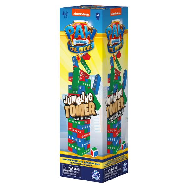 PAW Patrol The Movie pachet de 5 jocurICu acest set de 5 jocuri vei avea mult mai mult decat o seara de jocuri distractive din noul film - PAW Patrol The MovieVeti primi Jocul Adventure City Lookout pachetul de carti Jumbo jocul Jumbling Tower jocul de potrivire de memorie cu 72 de carti si un puzzle de 48 de piesePerfecte pentru toti copiii cu varsta peste 4 ani acestea sunt jocuri grozave de jucat alaturi de copiii taiAceste jocuri vor prezenta 