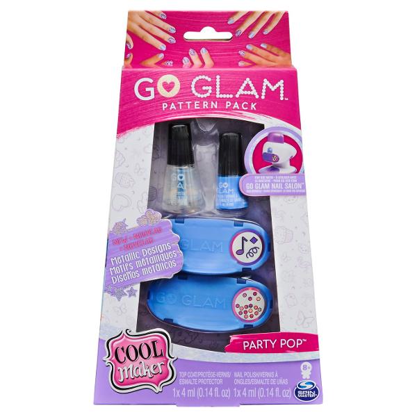 Noul salon de manichiura GoGlam GO GLAM Nail Stamper stampileaza modele pe unghii de orice dimensiune Este distractiv si usor sa creati manichiuri personalizate in cateva minute cu acest set de unghii Pur si simplu introduceti un model in masina vandut separat vopsiti-va unghiile cu stratul de baza si apasati pentru a stampila stampilati unghiile elegante in cateva minute Cu 2 modele elegante si o oja GO GLAM inclusa combinati si combinati pentru a va personaliza si exprima stilul 