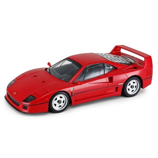 Copilul dumneavoastra se poate juca in voie cu masina cu telecomanda Ferrari F40 scara 1 la 14 oferita de brandul international Rastar Nicio cursa nu este imposibil de castigat cu acesta masinuta replica oficiala cu licenta a modelului original construita cu mare atentie la detalii Masinuta are proportiile ideale pentru momente pline de distractie si amuzamentMasinuta functioneaza pe frecventa de 24GAlimentarea se face astfel  pentru masinuta sunt necesare 5 baterii tip AA  iar pentru 