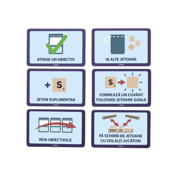 Redescopera placerea jocurilor de cuvinte cu Scrabble editia clasica ce include jetoane si suporturi din lemn pentru o experienta autentica si durabila Tabla de joc are doua fete oferind 2 jocuri intr-unul singur varianta Classic Scrabble pentru competitie strategica si varianta Scrabble Together pentru o experienta mai accesibila si colaborativa Jucatorii formeaza cuvinte incrucisate pe tabla acumuland puncte in functie de valoare literelor si a spatiilor speciale Setul este potrivit 