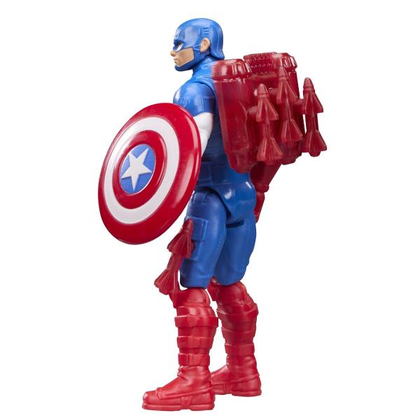 Copiii isi pot imagina actiune si aventura care salveaza lumea cu jucariile Marvel Avengers ActionVerse de la Hasbro Ofera timpului de joaca un impuls puternic cu aceste figurine dotate cu 9 puncte de articulatie pentru joaca si expunere pozitionabile Fiecare figurina de actiune Super Hero ActionVerse de 114 cm vine cu mai multe accesorii detasabile inspirate de personaje precum si un suport reutilizabil pentru depozitarea accesoriilor Copiii cu varsta de 4 ani si peste vor adora sa-si 