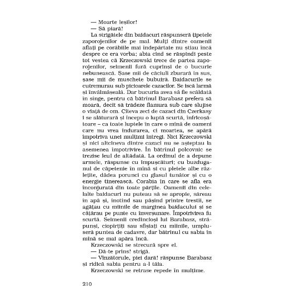 Premiul Nobel pentru Literatur&259; 1905Traducere din limba polon&259; &537;i note de Stan VeleaPrin foc &351;i sabie face parte împreun&259; cu romanele Potopul &351;i Pan Wo&322;odyjowski dintr-o ampl&259; trilogie dedicat&259; istoriei Poloniei Cu m&259;iestria unui virtuoz Sienkiewicz zugr&259;ve&351;te una dintre cele mai fr&259;mîntate perioade din istoria medieval&259; 