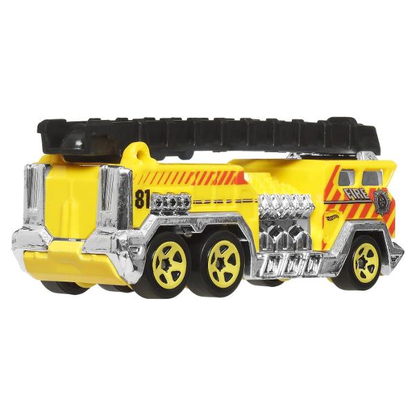 Asortimentul cu lansator de inamici de oras Hot Wheelsdispune de doi inamici preferati de copii tiranozaurul si rechinul sub forma de lansatoare grozave de masini vandute separat Atat lansatorul dinozaur Hot Wheels cat si lansatorul rechin Hot Wheels dispun de provocari grozave in care copiii trebuie sa lanseze masinile cu forta potrivita sau risca sa ramana blocati in falcile inamicului Copiii se pot juca si separat cu aceste jucarii compacte pentru super distractie la scara mai mica 