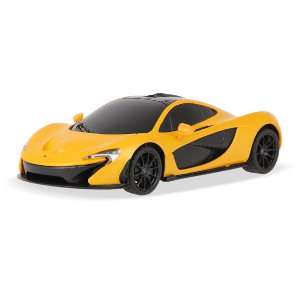 Copilul dumneavoastra se poate juca in voie cu masina cu telecomanda McLaren P1 scara 1 la 24 oferita de brandul international Rastar Nicio cursa nu este imposibil de castigat cu acesta masinuta replica oficiala cu licenta a modelului original construita cu mare atentie la detalii Masinuta are proportiile ideale pentru momente pline de distractie si amuzament avand dimensiunile in centimetri dupa cum urmeaza  2049274Masinuta functioneaza pe frecventa de 24GAlimentarea se face 