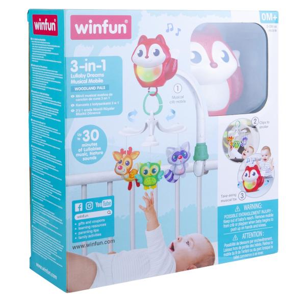 Proiectorul Vulpita este un companion perfect pentru a aduce liniste si distractie in viata micutilor tai oferindu-le o experienta reconfortanta atat acasa cat si in miscare Acesta include trei moduri distincte fiecare contribuind la crearea unei atmosfere placute si relaxante pentru somn sau joaca Primul mod este caruselul muzical pentru patut echipat cu o actiune motorizata care creeaza miscare blanda si melodii linistitoare timp de pana la 20 de minute Melodiile sunt insotite de sunete 