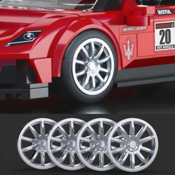 Setul HOT WHEELS MASERATI MC20 aduce impreuna eleganta legendarei marci Maserati si creativitatea constructiei cu piese oferind o experienta premium pentru pasionatii de supercaruri si colectionarii Hot Wheels Pachetul include o masina metalica exclusiva MC20 insotita de o placa semnatura precum si un set de constructie format din 250 de piese cu ajutorul carora poti construi un model impresionant al celebrului supercar italian Designul rafinat liniile aerodinamice si detaliile realiste 
