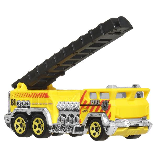 Asortimentul cu lansator de inamici de oras Hot Wheelsdispune de doi inamici preferati de copii tiranozaurul si rechinul sub forma de lansatoare grozave de masini vandute separat Atat lansatorul dinozaur Hot Wheels cat si lansatorul rechin Hot Wheels dispun de provocari grozave in care copiii trebuie sa lanseze masinile cu forta potrivita sau risca sa ramana blocati in falcile inamicului Copiii se pot juca si separat cu aceste jucarii compacte pentru super distractie la scara mai mica 