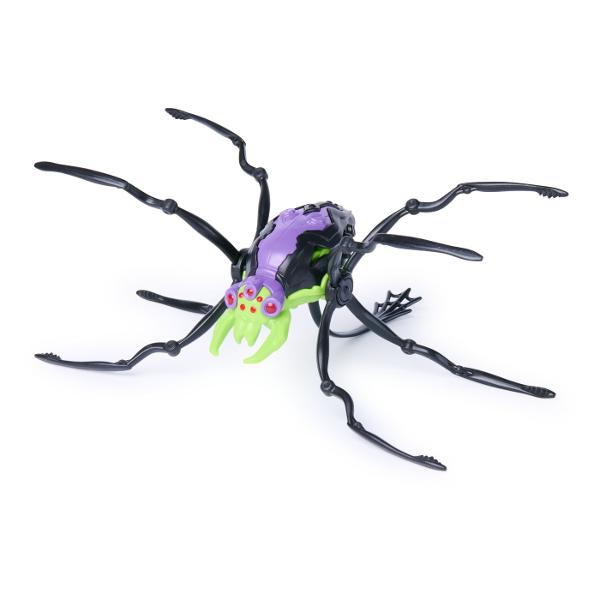 Sa inceapa distractia si micile farse alaturi de familia si prietenii tai cu Paianjenul HEX BOTS Aceasta jucarie robotica super haioasa va aduce cu siguranta hohote de ras si mici sperieturi prietenesti oricui se teme de gaze si insecte  Priveste cum Paianjenul tau alearga de zor pe podea multumita miscarilor sale autonome complet unice Poate traversa orice tip de teren asa ca il poti trimite in misiune chiar si afara in aer liber Paianjenul prinde viata instantaneu cu designul sau 