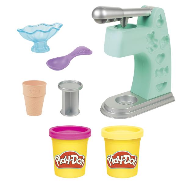 Setul Play-Doh Mini ofera copiilor o modalitate distractiva de a modela si crea diferite forme din plastilina Cu ajutorul presei si al accesoriilor incluse plastilina poate fi presata prin diverse sabloane pentru a obtine modele forme si decoratiuni variate Setul include 2 recipiente cu plastilina Play-Doh in culori diferite cu o cantitate totala de 113 g precum si accesorii pentru modelare si decupare Activitatea stimuleaza creativitatea imaginatia indemanarea si motricitatea fina 