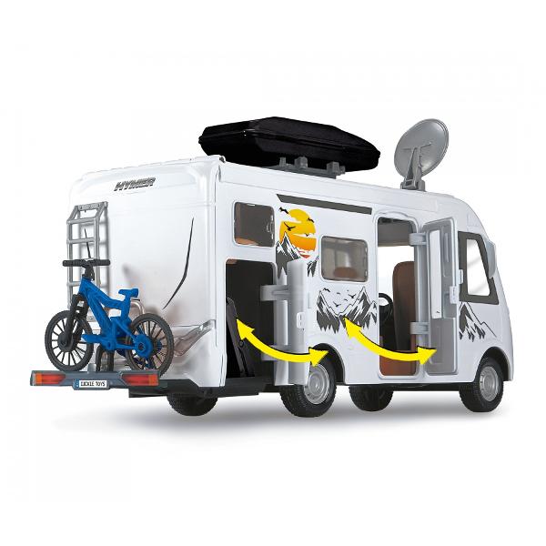 Autorulota pliabil&259; alb&259; cu numeroase accesorii pentru copii de la 3 ani &537;i pesteSet de joaca Dickie Toys dub&259; de camping cool Hymer cu design push-along &537;i numeroase accesoriiE timpul s&259; pleci în vacan&539;&259; în duba spa&539;ioas&259; de camping Hymer Aceast&259; furgonet&259; rulot&259; de juc&259;rie foarte detaliat&259; de la Dickie Toys are ro&539;i care ruleaz&259; &537;i este garantat c&259; îl va 