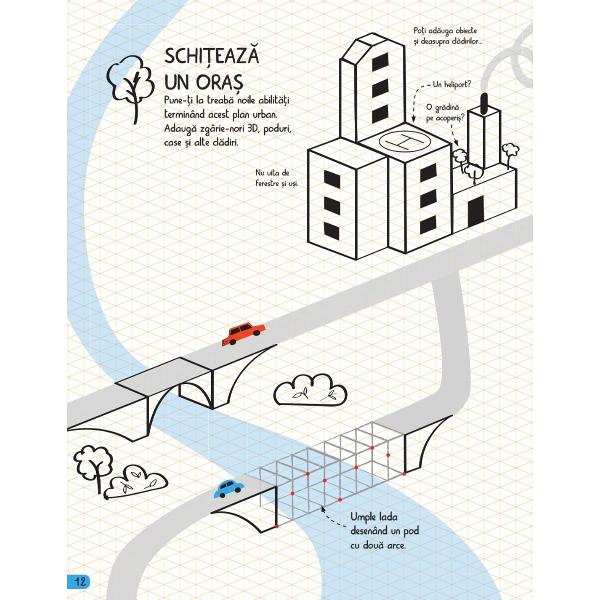 Intr&259; în lumea ingineriei &537;i descoper&259; cum GÂNDESC &537;i cum REZOLV&258; inginerii problemele cu aceast&259; fascinant&259; carte de activit&259;&539;i – cu baze selenare de PROIECTAT cu poduri de CONSTRUIT &537;i cu multe altele